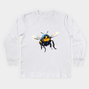 Cute Bumble Bee Ready For Spring Time Kids Long Sleeve T-Shirt